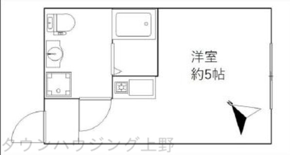 クレサージュ町屋の物件間取画像